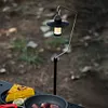 Camping Light Holder Aluminum Alloy Portable Lamp Bracket for Outdoor Garden BBQ