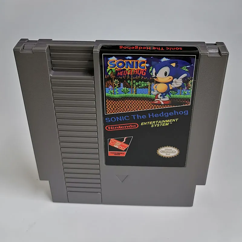 Sonic The Hedgehog For Nintendo NES - 8 Bit Game Cartridge