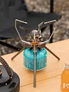 Camping Gas Stove Holder Aluminum Alloy Outdoor Gas Tank Support for Camping BBQ