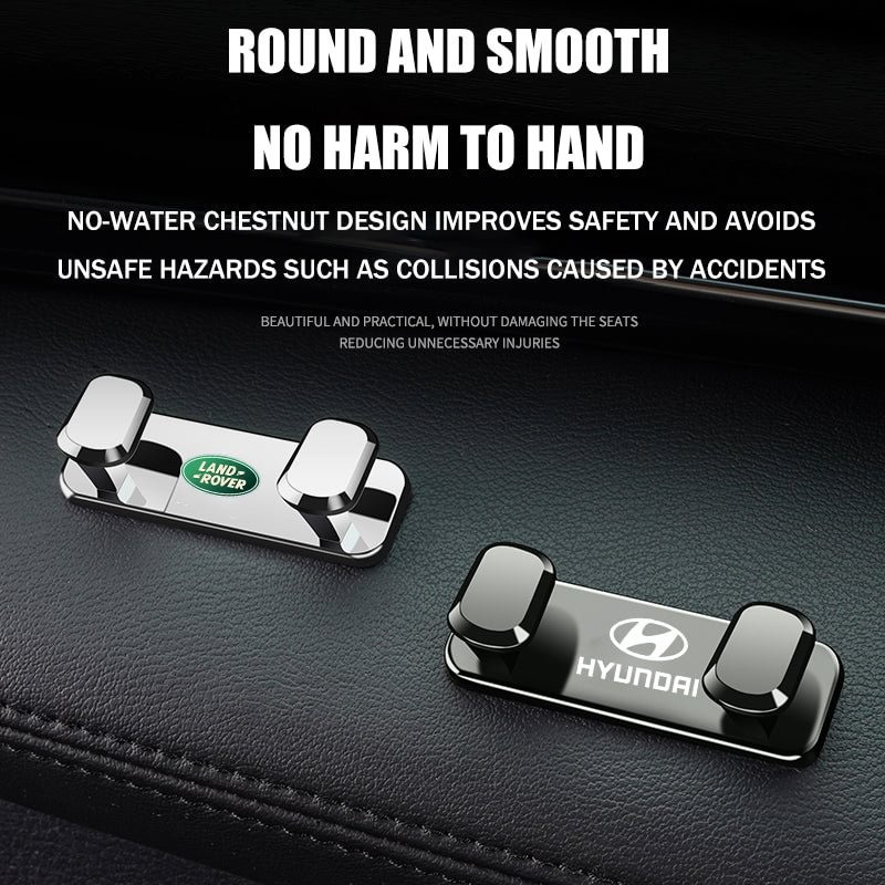 Car Multi-Functional Metal Double Hook (2PCS)