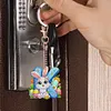 (US Local)PET Double Sided Special Shaped Easter Alphabet DIY Diamond Painting Keychain