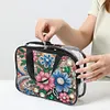 DIY Diamond Art Rhinestone Makeup Bag Crystal Transparent PVC Storage Pack Kit
