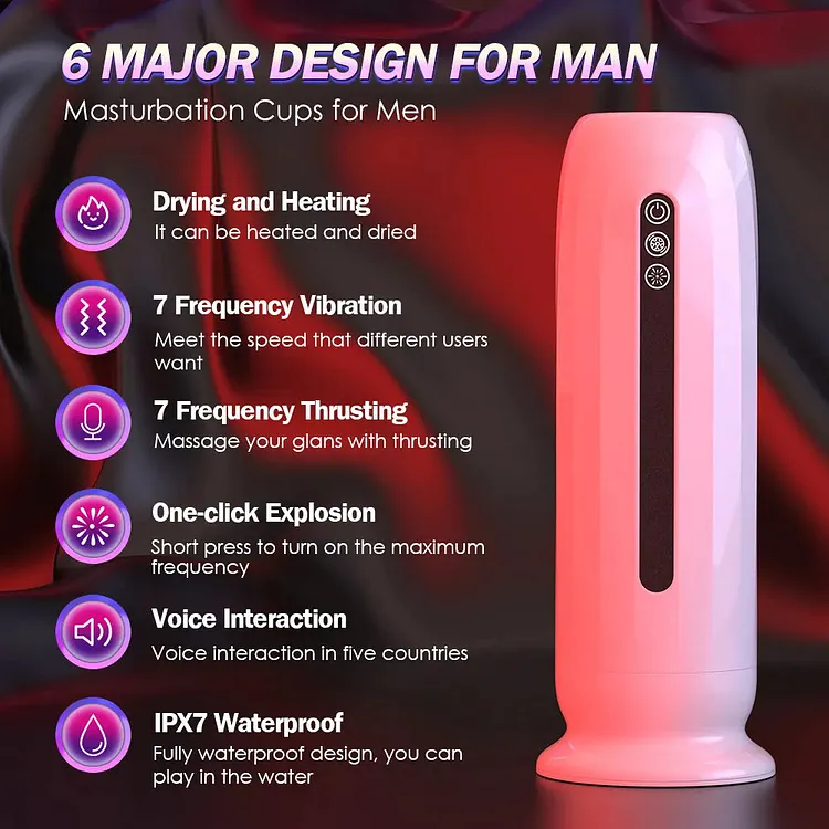 Automatic Telescopic Heating Male Masturbator Electric Pocket Pussy Blowjob  Machine Sex Toys Adult Goods for Man Penis Massager