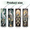 (US Local)8Pcs DIY Phoenix Diamond Painting Art Bookmarks with Crystal Pendants for Gift
