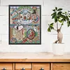 Winter-14CT Stamped Cross Stitch 38*49cm/14.96*19.29in