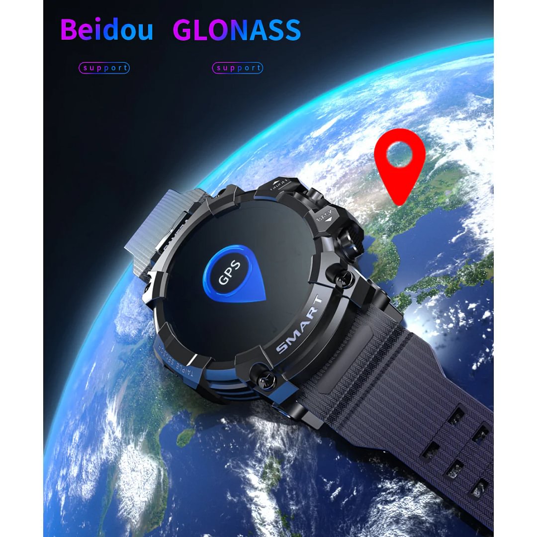 Video Call Wifi Internet Download GPS Positioning Smart Watch