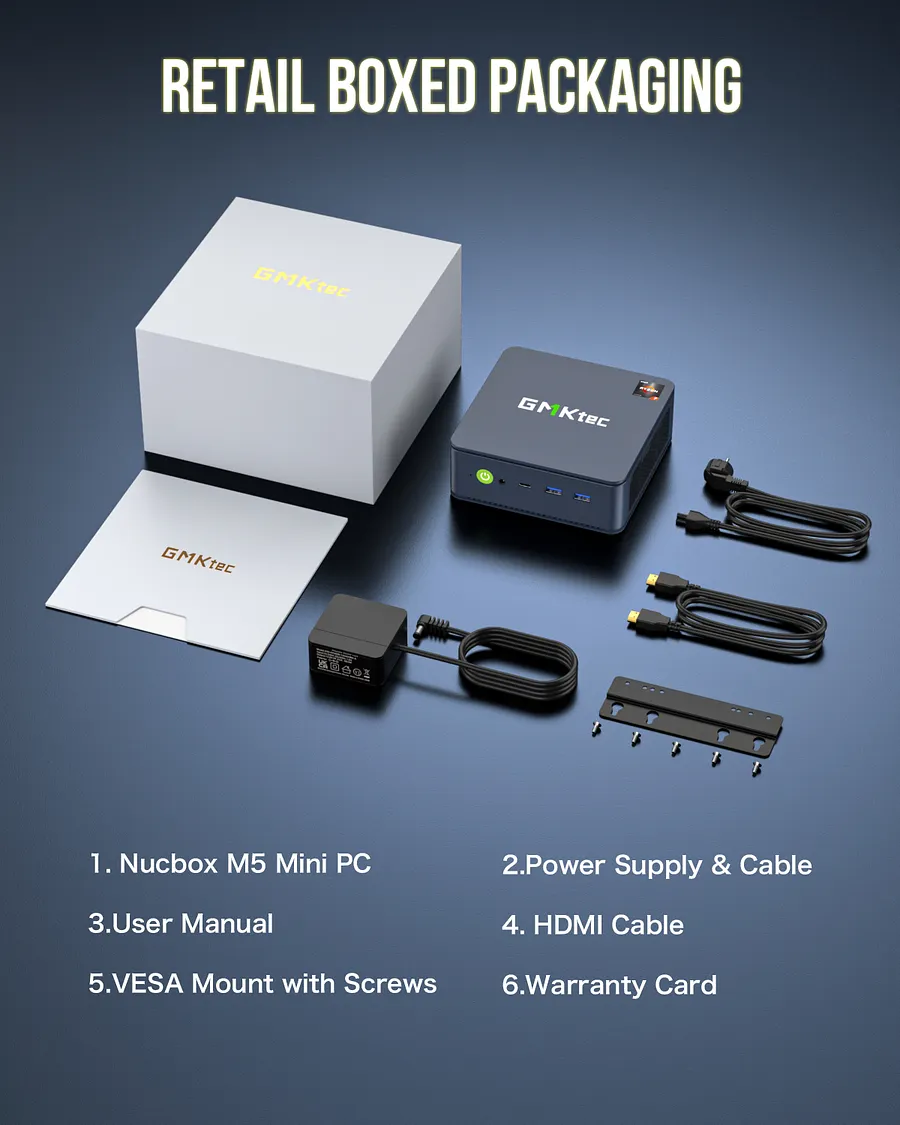 GMKtec GMKtec NucBox M5 Mini PC AMD Ryzen™ 7 5700U 209.99