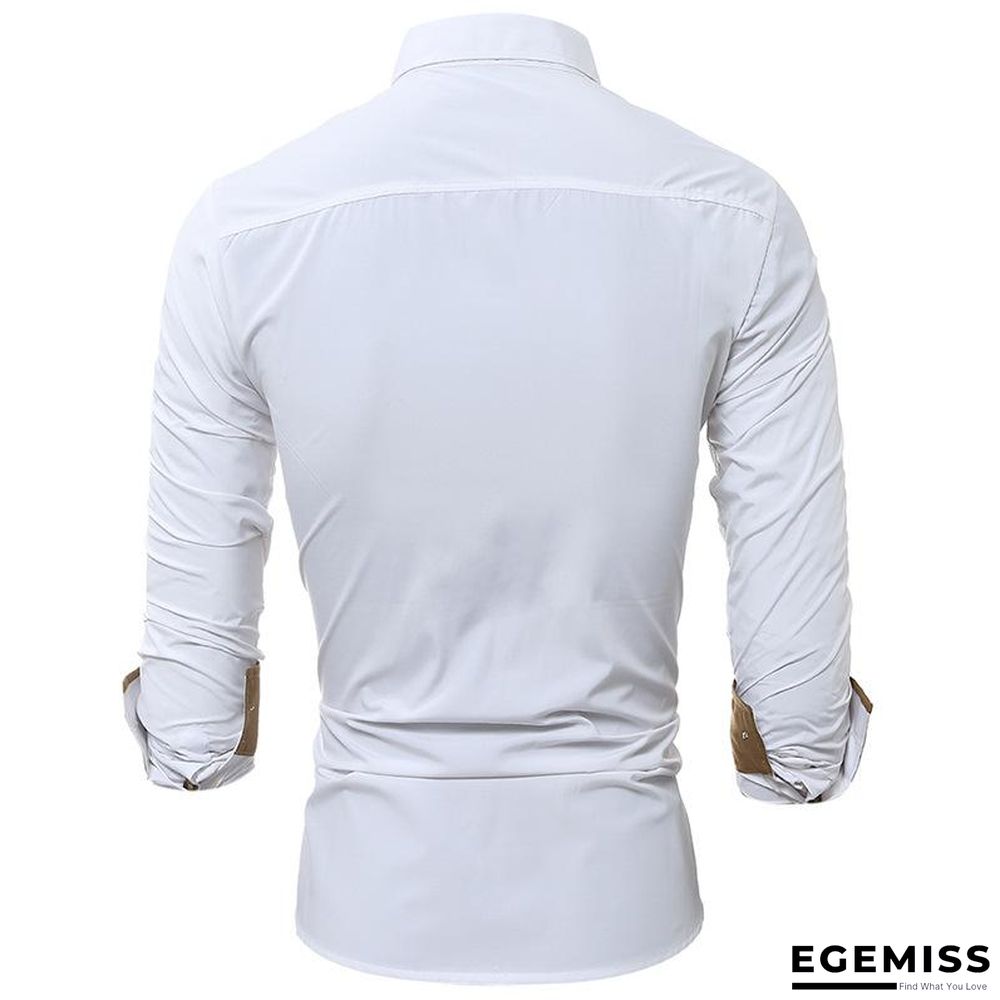 Fashion Plus Size Men's Casual Long Sleeve Shirt | EGEMISS