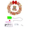 DIY Special Shaped Crystal Painting Wreath with LED Light Kit (Xmas Elk)
