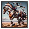 Indian Horse-11CT Stamped Cross Stitch 40*40cm