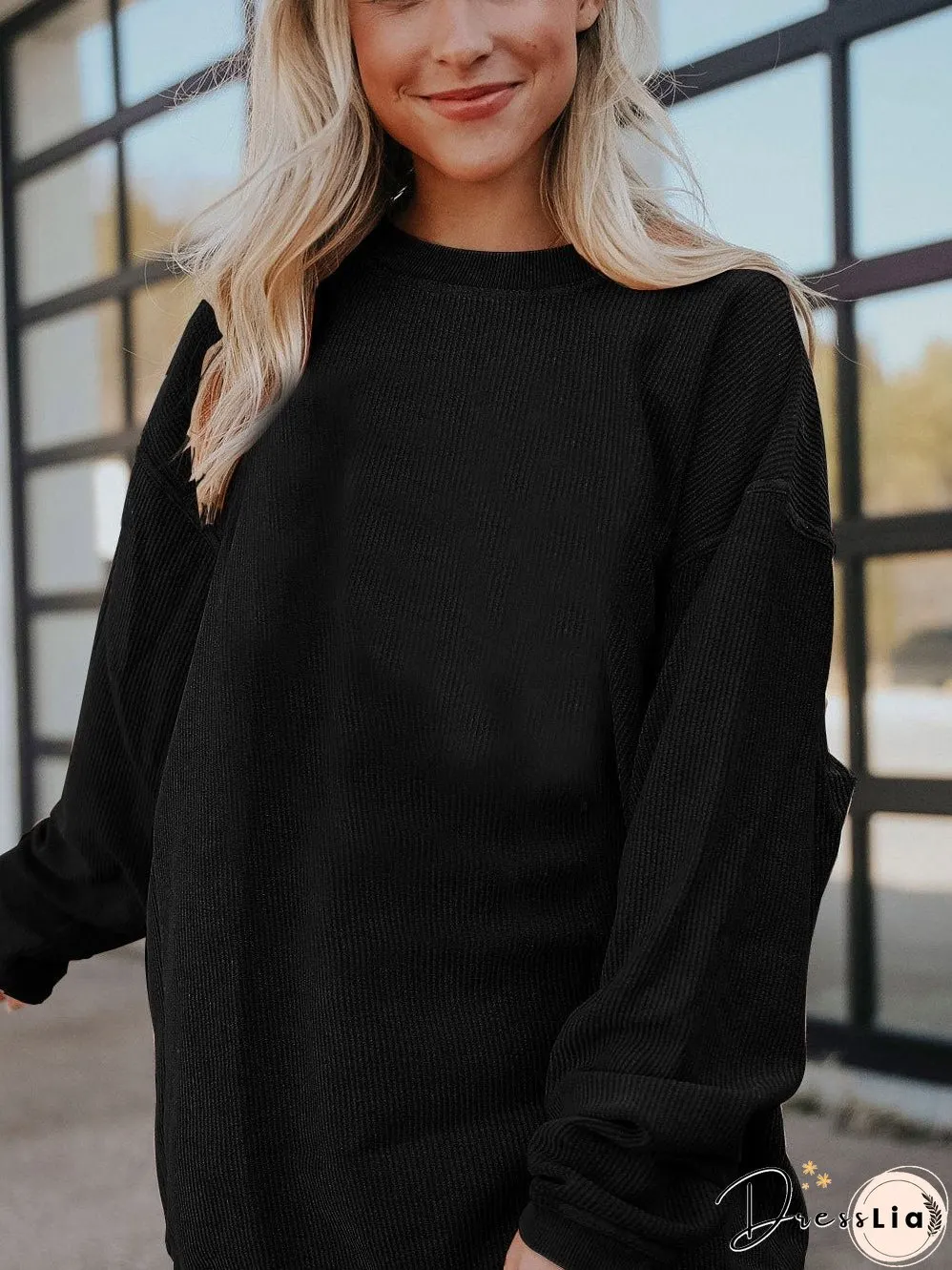 Comfy Black Long Sleeve Tee