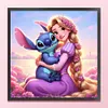 Rapunzel And Stitch-11CT Stamped Cross Stitch 40*40cm/15.75*15.75in