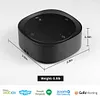 USB Speakerphone Microphone, Conference Speaker Omnidirectional Computer Mic, with 360&ordm; Voice Pickup, Touch-Sensor Buttons for Mute/unmute, Streaming, Call Speaker Skype, Webinar, Interview - Black