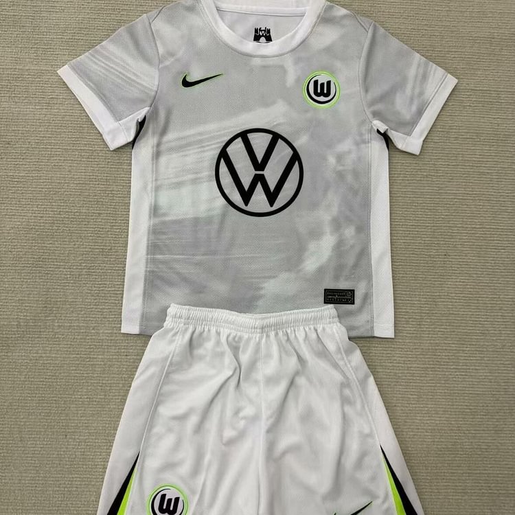 Kids Wolfsburg 25/26 Away Football Kit