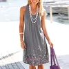Sleeveless Beach Casual Dress For Women