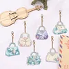 6PCS Diamond Painting Keychains Special Shape Double Sided Diamond Art Ornaments Kit