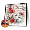 (US Local)4Pack Flower-Special Shaped Diamond Painting Kit(30x30cm)