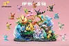 Sylveon & Glaceon & Leafeon - Pokemon Resin Statue - DM Studios