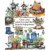 Garden Story-14CT Stamped Cross Stitch 41*53cm/16.14*20.87in