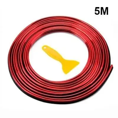 Car interior tinned decorative strips