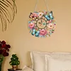 Diamond Painting Acrylic Peony Butterfly 5D Diamond Painting Wreath Clock