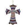 DIY Diamond Painting Special Shape Drills Cross Decoration Pendant Kit