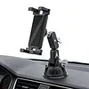 Suction Cup Car Tablet Holder with Adjustable Arm & 360 Rotation Car Phone Mount for Dashboard & Windshield Heavy Duty Truck Accessories
