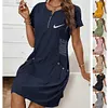 2025 NOWA DAMSKA SUKIENKA Z ZAMEKIEM W JEDNOLITYM KOLORZE NIKE