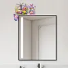 Windmills Flowers Birds 5D DIY Wooden Diamond Painting Door Topper (Left)