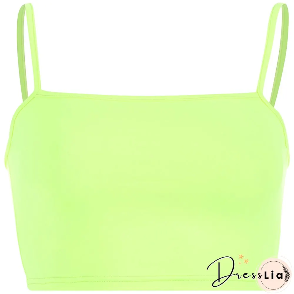 Summer Women Ladies Sleeveless Short Crop Top Thin See Through Sexy Camisole Off Shoulder Halter Top Bed Sports Casual Clothing