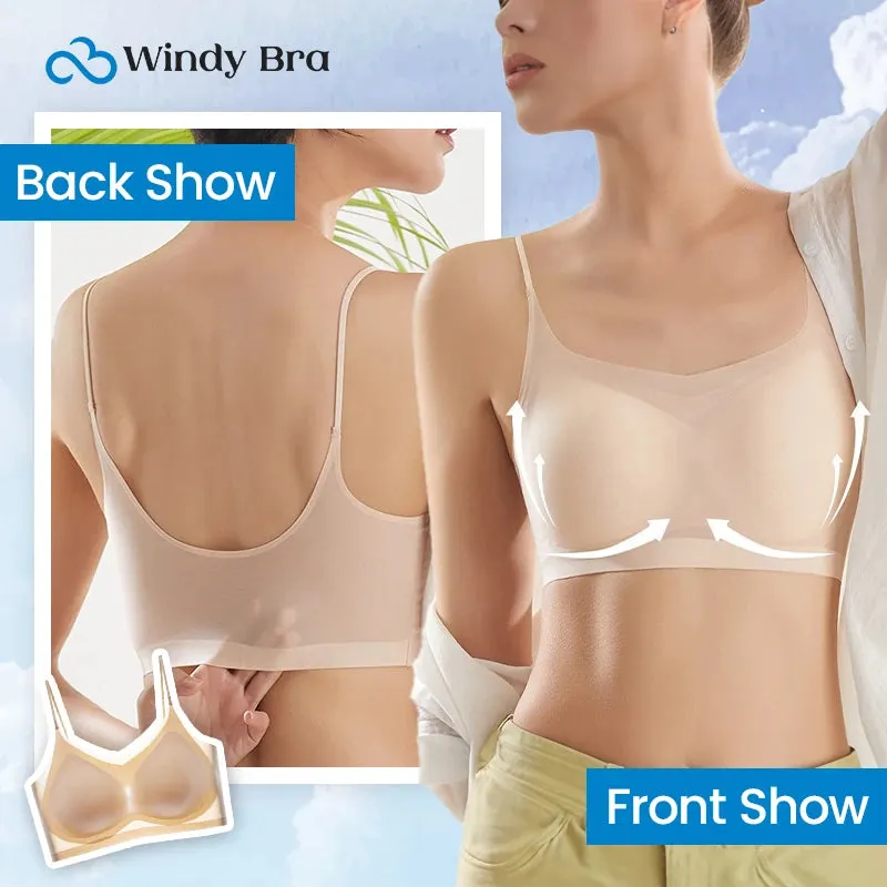 WindyBra - Summer seamless ultra-thin plus size ice silk comfort bra - LAST DAY 70% OFF