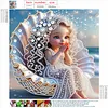 Diamond Painting-DIY Crystal Rhinestone Seashell Girl