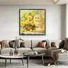 (US Local)Rose Cat-14CT Stamped Cross Stitch Kit(61x61cm)