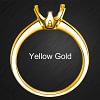 AUAOJEWEL 1.5Carat Asscher Cut Moissanite Wedding Ring 925 Sterling Silver Real Gold 18K 9K Original Jewellery Friendship Gifts