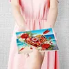 6Pcs Diamond Painting Greeting Card Heart Flower Handmade Card for Friends