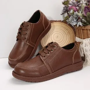 Brownm Brownm Small Leather Shoes Women's College Style Retro Dress Mary Jane Women's Shoes New Spring And Autumn Single Shoes Women