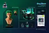 1/6 Scale Cyberpunk No.2 Roronoa Zoro with LED - ONE PIECE Resin Statue - YAKUZA studios [In Stock]