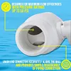 2-Way Ball Valve Float Valve Pool Filter Stop Connector for Home Backyard Plunge