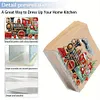 Acrylic Double Sided Christmas 5D DIY Diamond Art Paper Towel Storage Rack Napkin Holder Kit