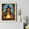 Halloween Witch - 11CT Stamped Cross Stitch 40*50cm/15.75*19.69in