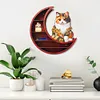 Lunar Design DIY Diamond Painting Wall Shelf 5D Diamond Embroidery Painting Kit