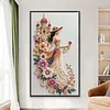 Diamond Painting-DIY Crystal Rhinestone Castle and Girl(40x70cm)