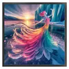 Ice Dress Girl-14CT Stamped Cross Stitch 40*40cm