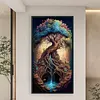 >SALE<Full Embroidery Eco-cotton Thread 161CT Printed Large Tree Cross Stitch 40x70cm