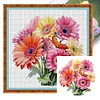 Watercolor Assorted Gerbera Flower-11CT Stamped Cross Stitch 40*40cm