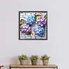 Flowers Wall-Paint By Numbers Acrylic Painting 40*40CM