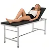 [US Local Warehouse] Medical Exam Table Adjustable Backrest Massage Table with Paper Roll Dispenser Hospital Bed for Home Use Clinic Hospital Tattoo Spa