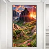 Diamond Painting-DIY Full Round Drill Mountains Fields(70*40 CM)