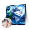 Dolphin-Paint By Numbers Acrylic Painting 40*40cm