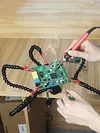 Desk Clamp Soldering Helping Hand 3/4/5 Pcs Flexible Arms Soldering Third Hand